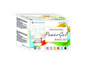 Barwnik w żelu Food Colours 120 g 20 ml 6 szt. wielokolorowy