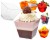 Pucharki Do Deserów Finger Food Pojemniki Na Deserki Piramida 60ml 25szt