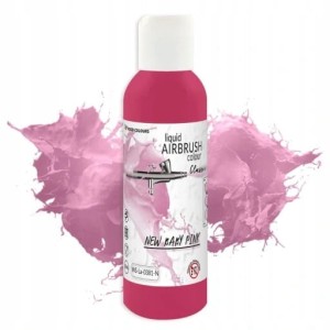 Barwnik do aerografu jasny róż baby pink 135ml duża wydajność
