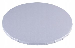 Podkład pod TORT Biały Okrągły 40 cm GRUBY SZTYWNY